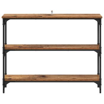Konsolentisch Altholz 100 x 22,5 x 75 cm Holzwerkstoff
