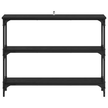 Konsolentisch Schwarze Eiche 100 x 22,5 x 75 cm Holzwerkstoff