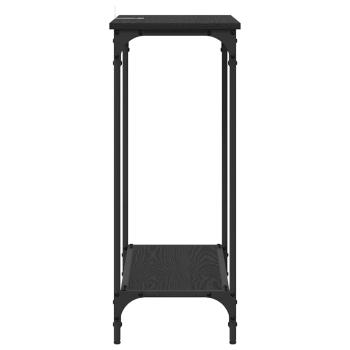 Konsolentisch Schwarze Eiche 75 x 30.5 x 75 cm Holzwerkstoff