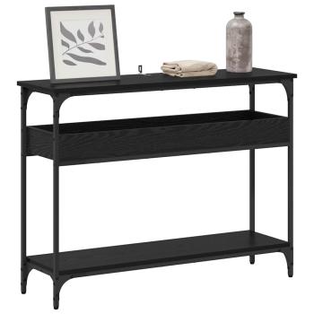 Konsolentisch Schwarze Eiche 100 x 29 x 75 cm Holzwerkstoff