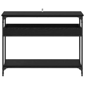 Konsolentisch Schwarze Eiche 100 x 29 x 75 cm Holzwerkstoff