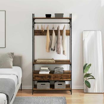 ARDEBO.de - Kleiderschrank Altholz 89 x 39 x 184.5 cm Holzwerkstoff