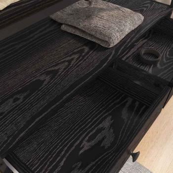 Kleiderschrank Schwarze Eiche 89 x 39 x 184.5 cm Holzwerkstoff