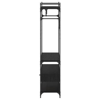 Kleiderschrank Schwarze Eiche 89 x 39 x 184.5 cm Holzwerkstoff