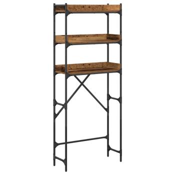 Waschmaschinenregal Altholz 67 x 25 x 163 cm Holzwerkstoff