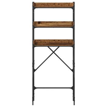 Waschmaschinenregal Altholz 67 x 25 x 163 cm Holzwerkstoff