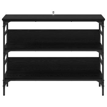 Konsolentisch Schwarze Eiche 100 x 32 x 75 cm Holzwerkstoff