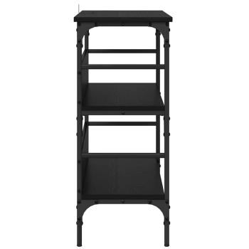 Konsolentisch Schwarze Eiche 100 x 32 x 75 cm Holzwerkstoff