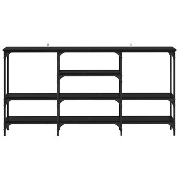 Konsolentisch Schwarze Eiche 160 x 29 x 80 cm Holzwerkstoff