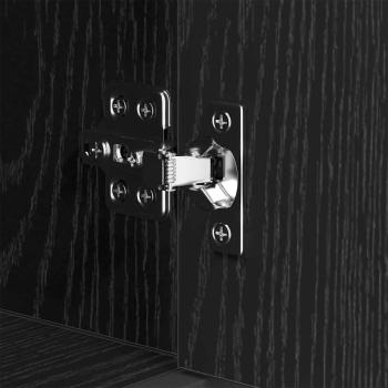 Badezimmer Schrank mit Tür Schwarze Eiche 35 x 37,5 x 100 cm