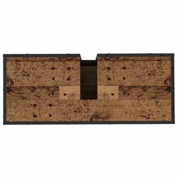 Badezimmerschrank Altholz 80 x 33 x 60 cm Holzwerkstoff