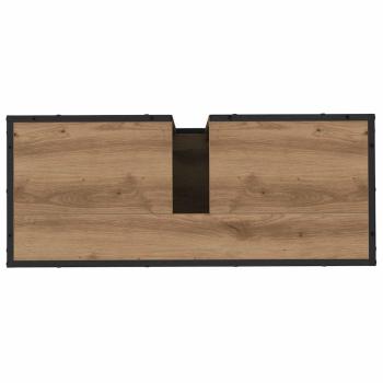 Badezimmer Waschbecken Schrank mit Regal Eiche handwerklich