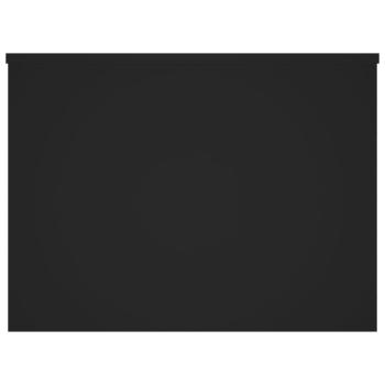Couchtisch Schwarz 80x55,5x41,5 cm Holzwerkstoff