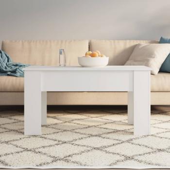 Couchtisch Weiß 101x49x52 cm Holzwerkstoff