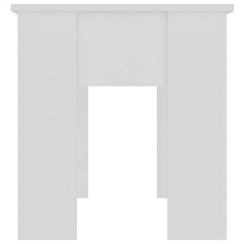 Couchtisch Weiß 101x49x52 cm Holzwerkstoff