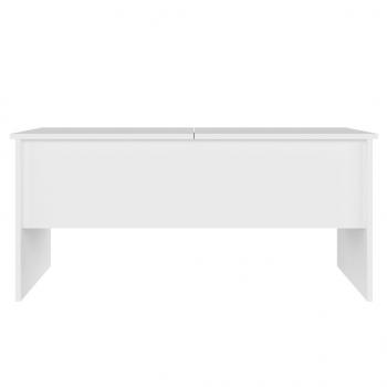 Couchtisch Weiß 102x50,5x46,5 cm Holzwerkstoff