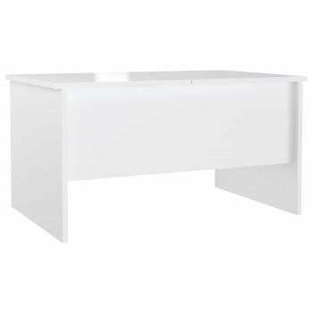 Couchtisch Hochglanz-Weiß 80x50x42,5 cm Holzwerkstoff