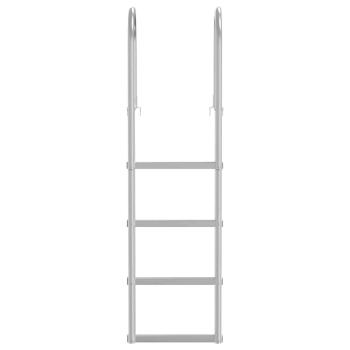 Dockleiter Silber 45 x 11.5 x 162 cm Aluminium