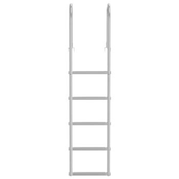 Dockleiter Silber 45 x 11.5 x 190 cm Aluminium