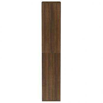 Schuhregal Braun Eichen-Optik 54x34x183 cm Holzwerkstoff