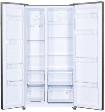 Beko GNO5323XPN Stand Side-by-Side Kombination, 91 cm breit, 532 L, NoFrost, Eco-Funktion, Urlaubsmodus, LED Illumination, Edelstahl