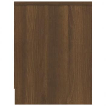 Nachttisch Braun Eichen-Optik 40x30x40 cm Holzwerkstoff
