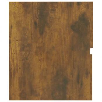 Waschbeckenschrank Räuchereiche 90x38,5x45 cm Holzwerkstoff