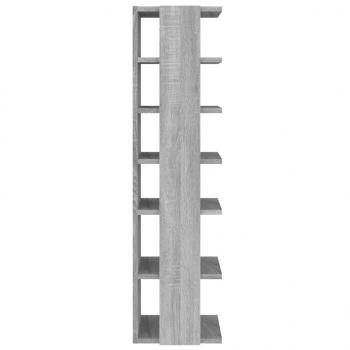 Schuhregale 2 Stk. Grau Sonoma 27,5x27x102 cm Holzwerkstoff