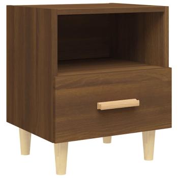 ARDEBO.de - Nachttische 2 Stk. Braun Eichen-Optik 40x35x47 cm