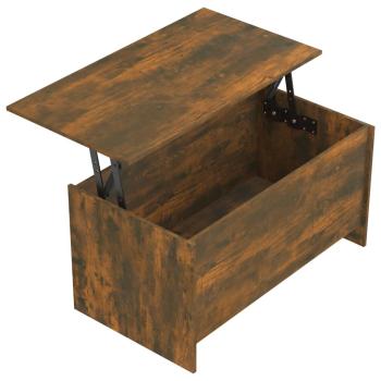 ARDEBO.de - Couchtisch Räuchereiche 102x55,5x52,5 cm Holzwerkstoff