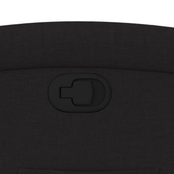 Relaxsessel, schwarzer Stoff