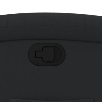 Relaxsessel Echtleder Schwarz