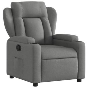 Relaxsessel Dunkelgrau Stoff