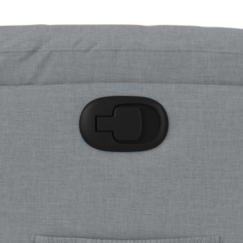 ARDEBO.de - Relaxsessel Hellgrau Stoff