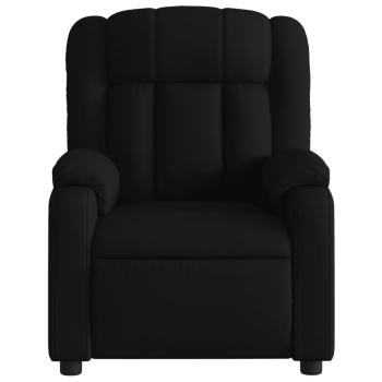 Massage-Relaxsessel, schwarzer Stoff