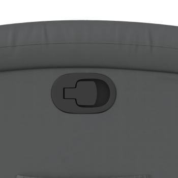 Relaxsessel Grau Kunstleder