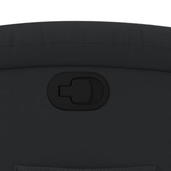 Relaxsessel Echtleder Schwarz