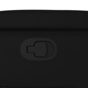 Relaxsessel, Kunstleder, Schwarz