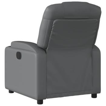 ARDEBO.de - Relaxsessel Grau Kunstleder