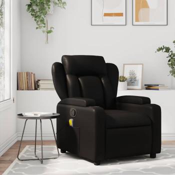 ARDEBO.de - Massage-Relaxsessel, Kunstleder, Schwarz