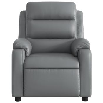 ARDEBO.de - Massagesessel Relaxsessel Grau Kunstleder