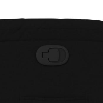 Relaxsessel, schwarzer Stoff