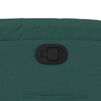 Relaxsessel, Stoff, Dunkelgrün