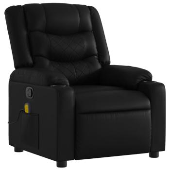 ARDEBO.de - Massage-Relaxsessel, Kunstleder, Schwarz