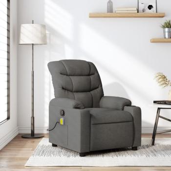 ARDEBO.de - Massage-Relaxsessel, Stoff, Dunkelgrau