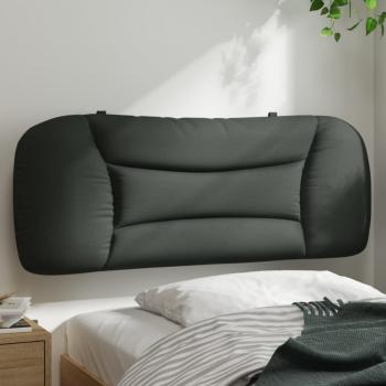 ARDEBO.de - Kopfteilkissen "Hvar" Dunkelgrau 100 cm Stoff