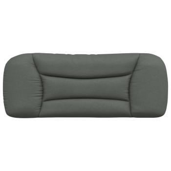 Kopfteilkissen "Hvar" Dunkelgrau 100 cm Stoff