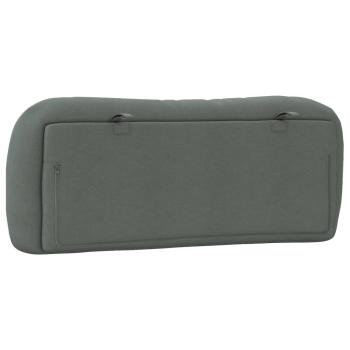 Kopfteilkissen "Hvar" Dunkelgrau 100 cm Stoff
