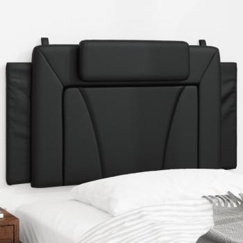 ARDEBO.de - Kopfteilkissen "Viana" Schwarz 100 cm Kunstleder