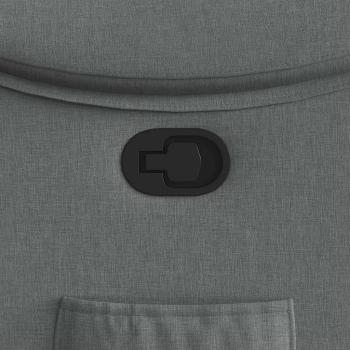 Relaxsessel, Stoff, Dunkelgrau